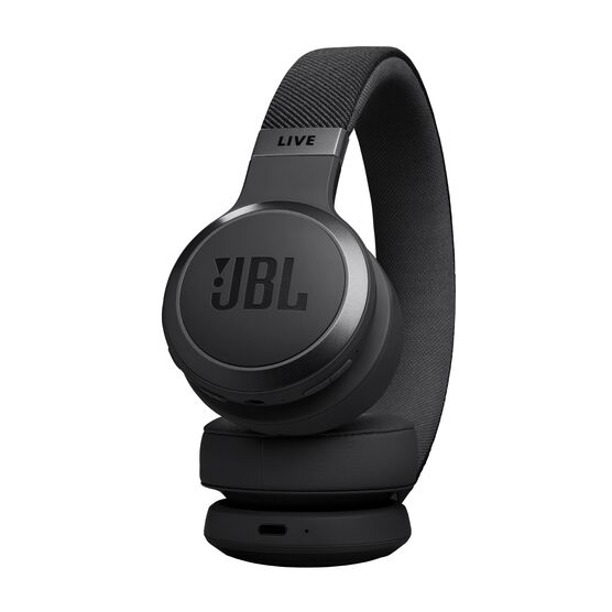 JBL Live 670NC - Black - Wireless On-Ear Headphones with True Adaptive Noise Cancelling - Detailshot 2 JBL Live 670NC - Black - Wireless On-Ear Headphones with True Adaptive Noise Cancelling - Detailshot 2